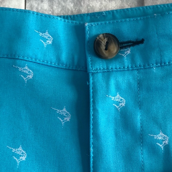 Men’s Columbia Blue Performance PFG Shorts - Picture 3 of 8